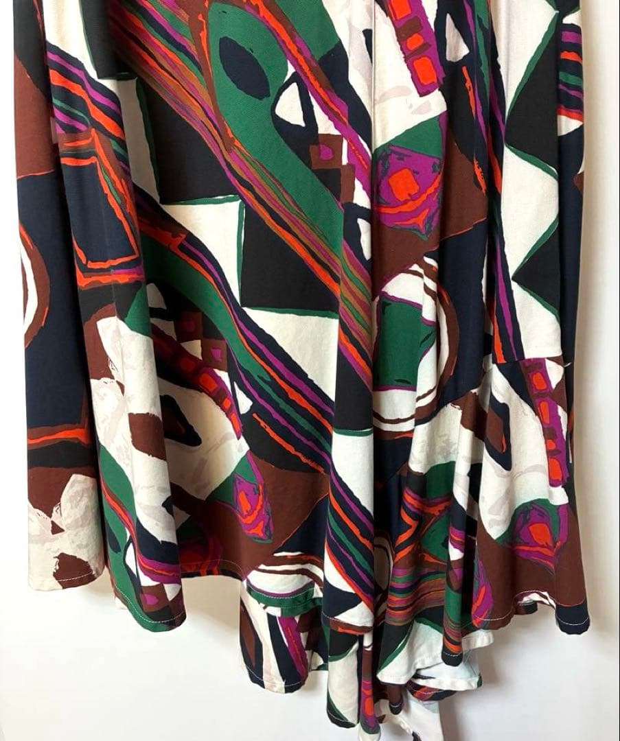 colville 幾何学模様 フレアスカート 40