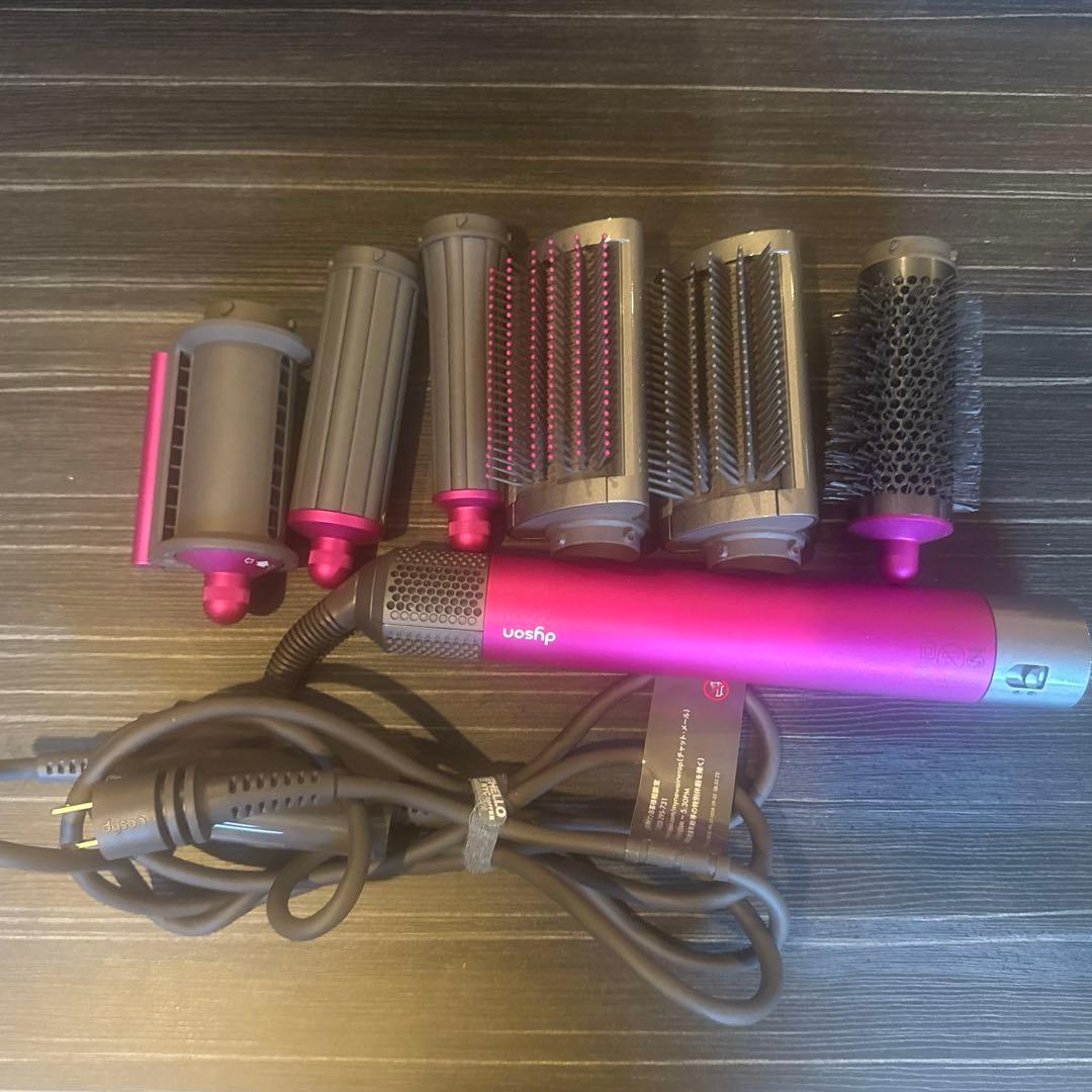 Dyson ヘアドライヤー ピンク 6種アタッチメント付き