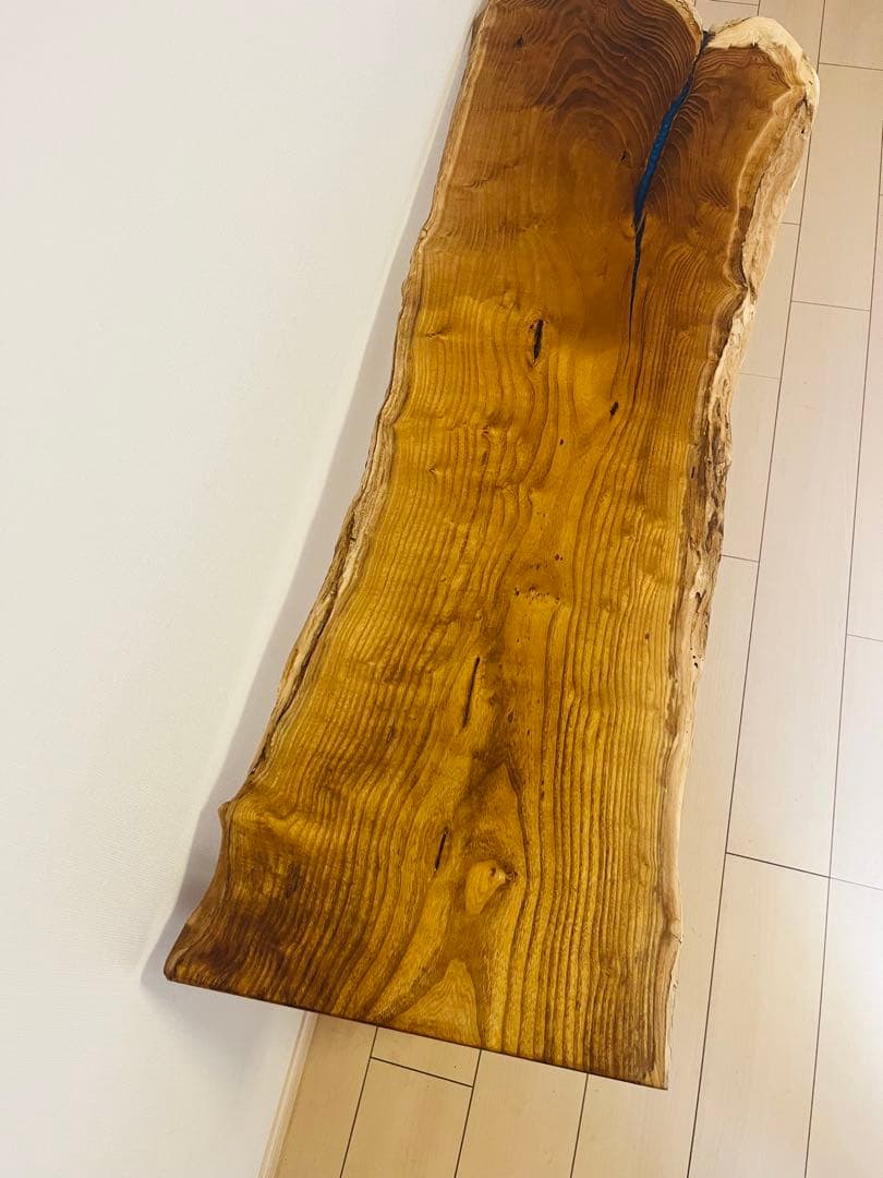 カウンターテーブル　一枚板テーブル　レジンテーブル　桑の木