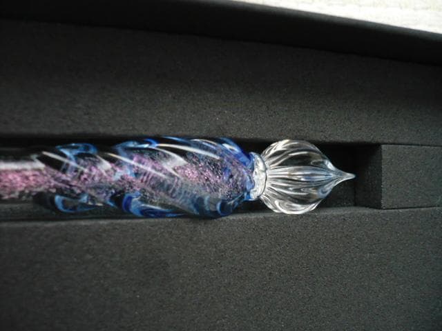 送料無料 新品未使用 ガラス工房LUC 「春の夢」 ガラスペン