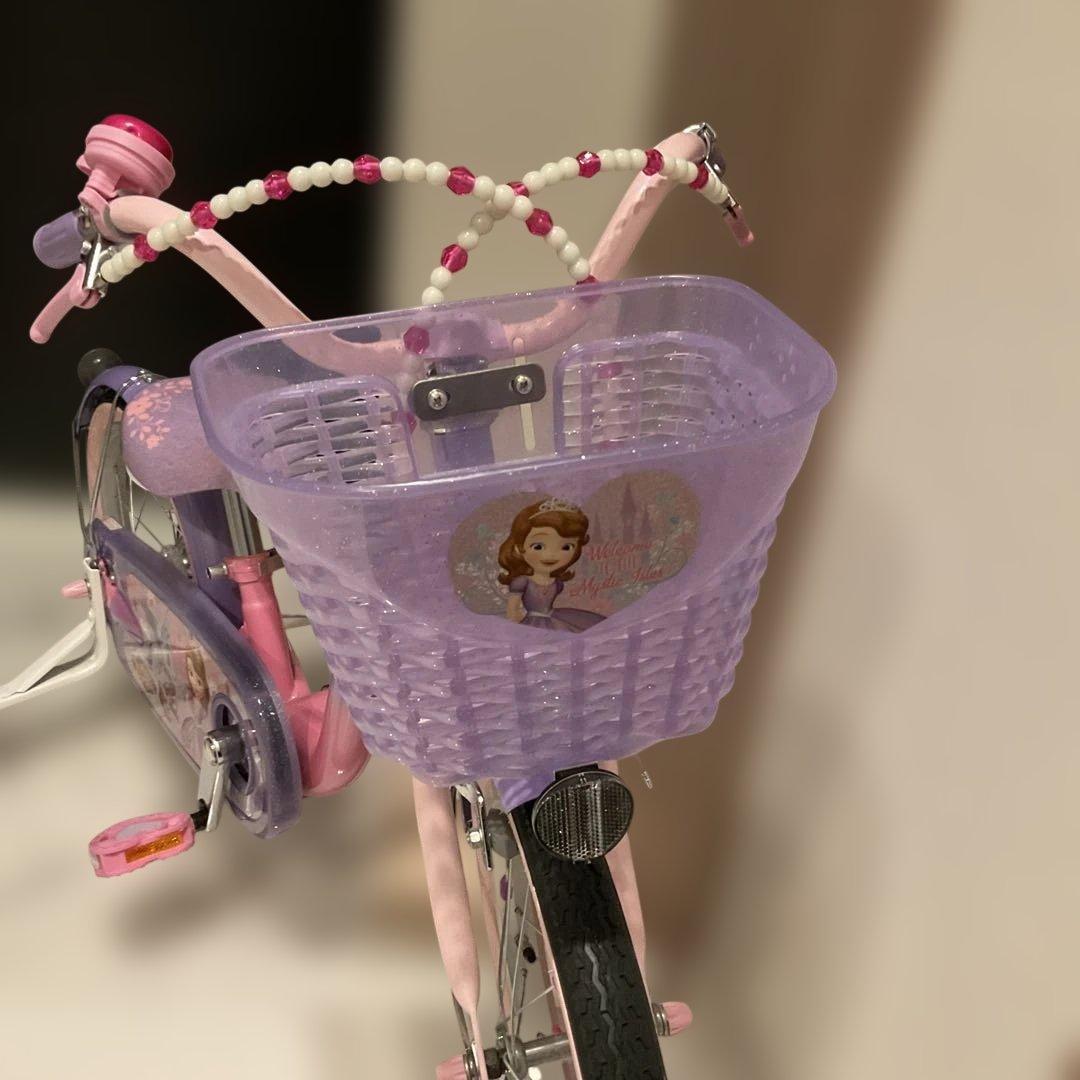 Q*ま様 子供用自転車 プリンセス・ソフィアデザイン　16インチ