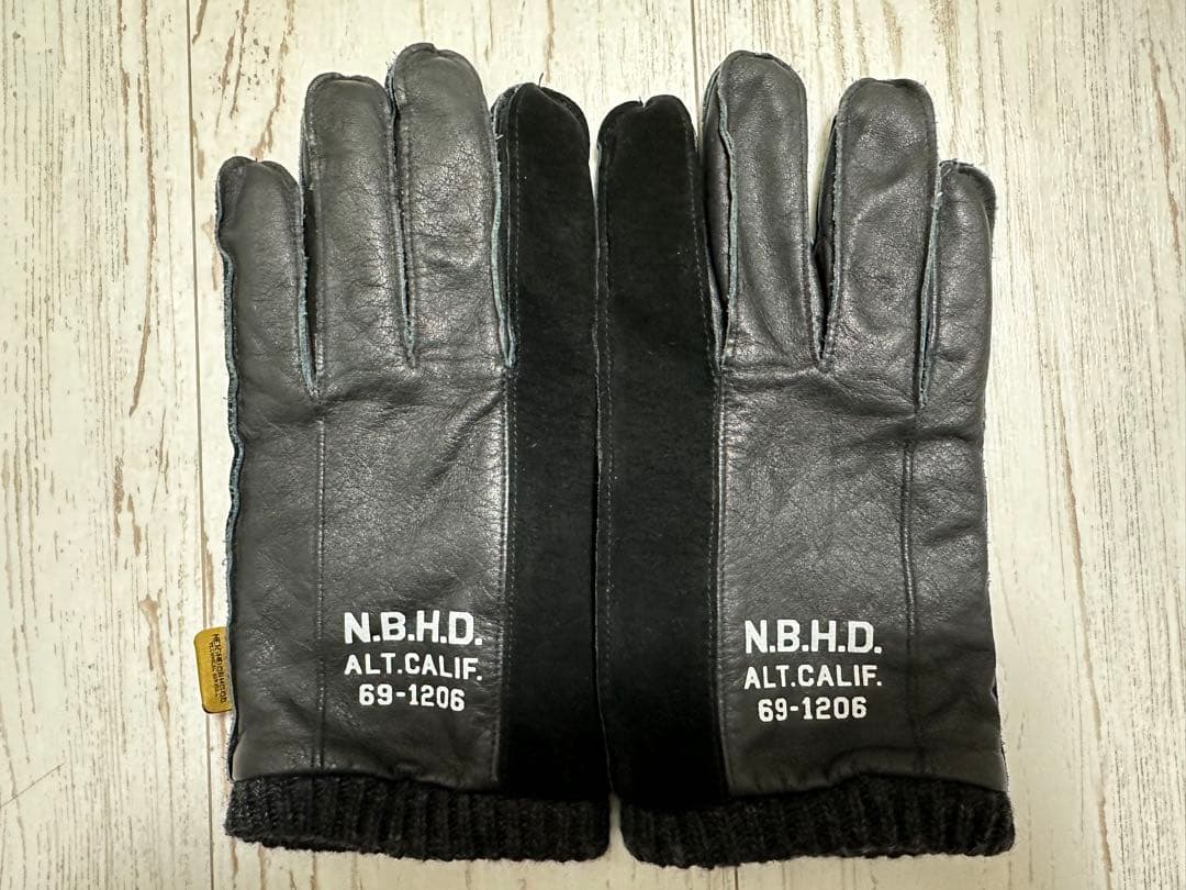 NEIGHBORHOOD LEATHER GLOVE レザーグローブ M