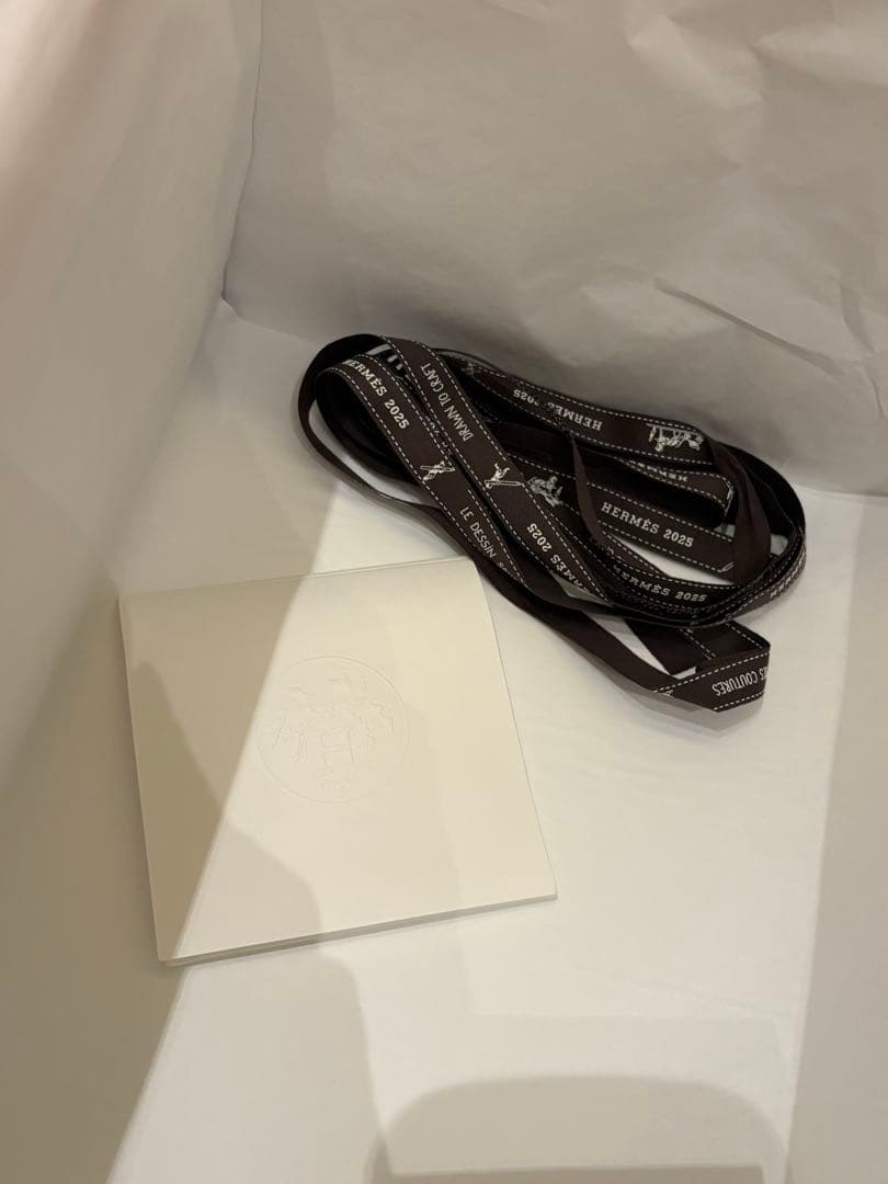 エルメス HERMES 空箱　ピコタンPM用　ペーパーリボン説明書つき