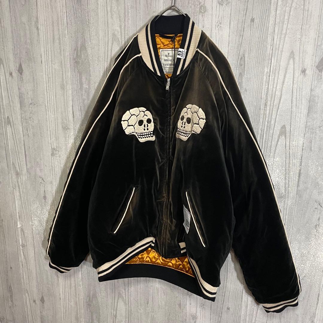 【希少入手困難】メゾンミハラヤスヒロ　スカル刺繍　スーベニアジャケット　50