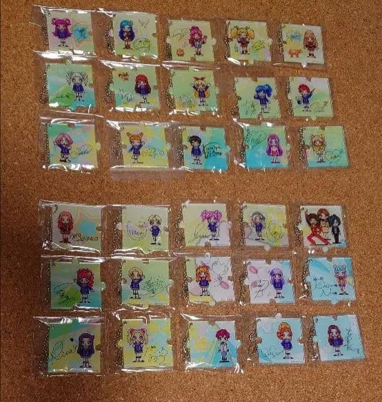 アイカツ パズルピース キーホルダー　全30種フルコンプリート