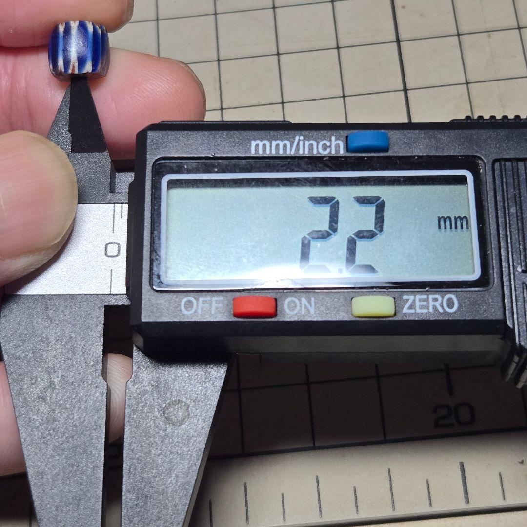 小粒　7層シェブロンビーズ　goro's等のカスタムに　6