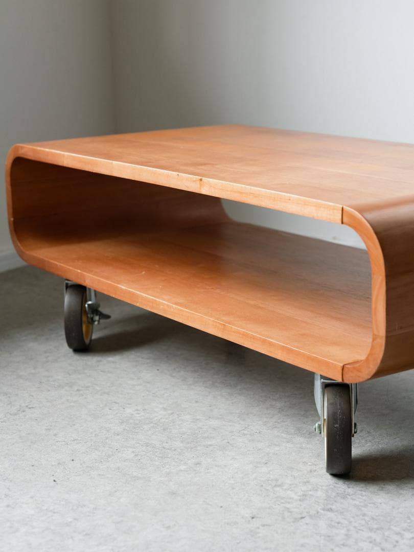 \"boom\" shelf 廃盤 ローボード 曲木 テーブル 北欧 モダン