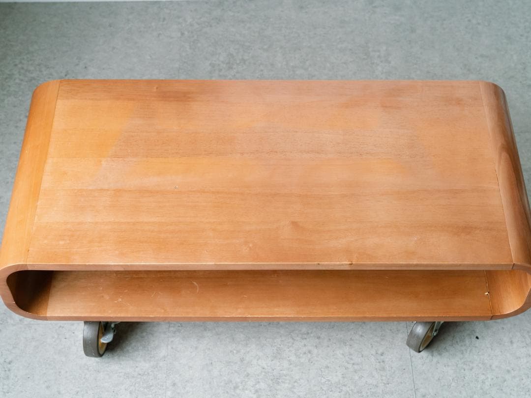 \"boom\" shelf 廃盤 ローボード 曲木 テーブル 北欧 モダン