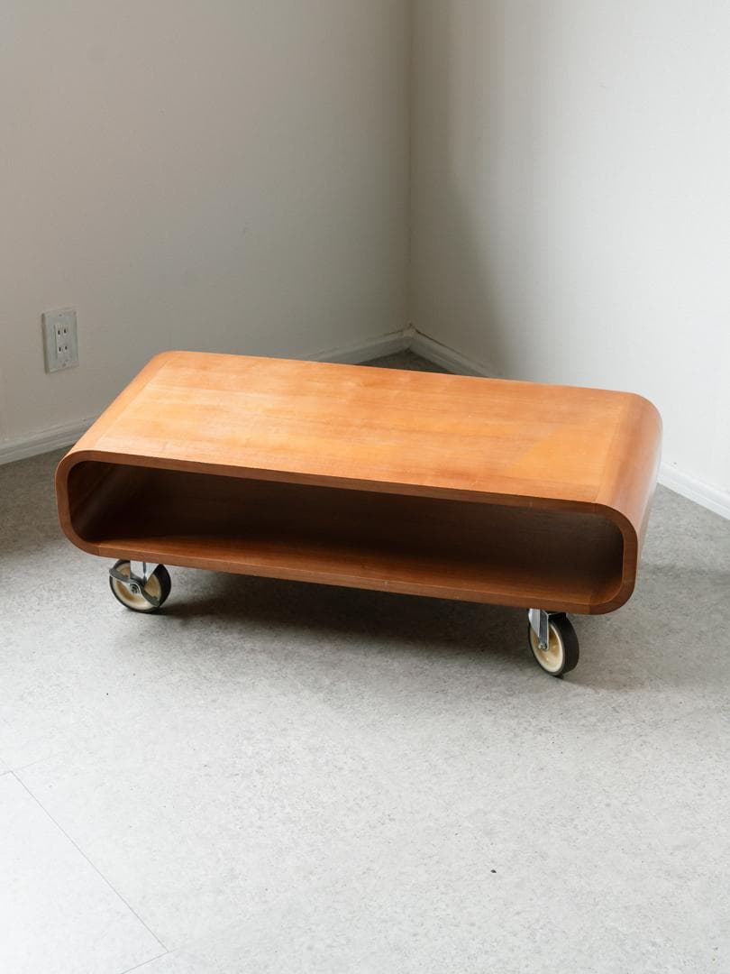 \"boom\" shelf 廃盤 ローボード 曲木 テーブル 北欧 モダン