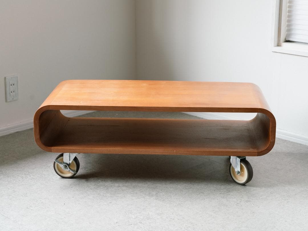 \"boom\" shelf 廃盤 ローボード 曲木 テーブル 北欧 モダン