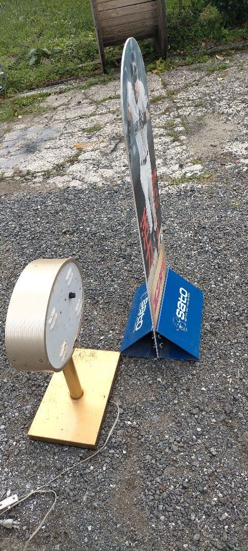 ユンケル店舗用スタンドライト＆イチローマリナーズパネルSato台座2点非売品