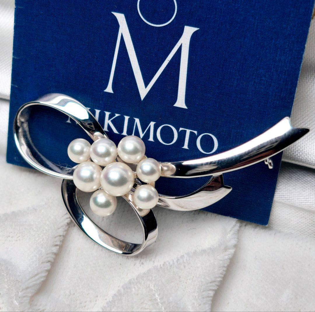 【極美品 最高級!!】ミキモト ブローチ パール フォーマル 正規品 皇室御用達