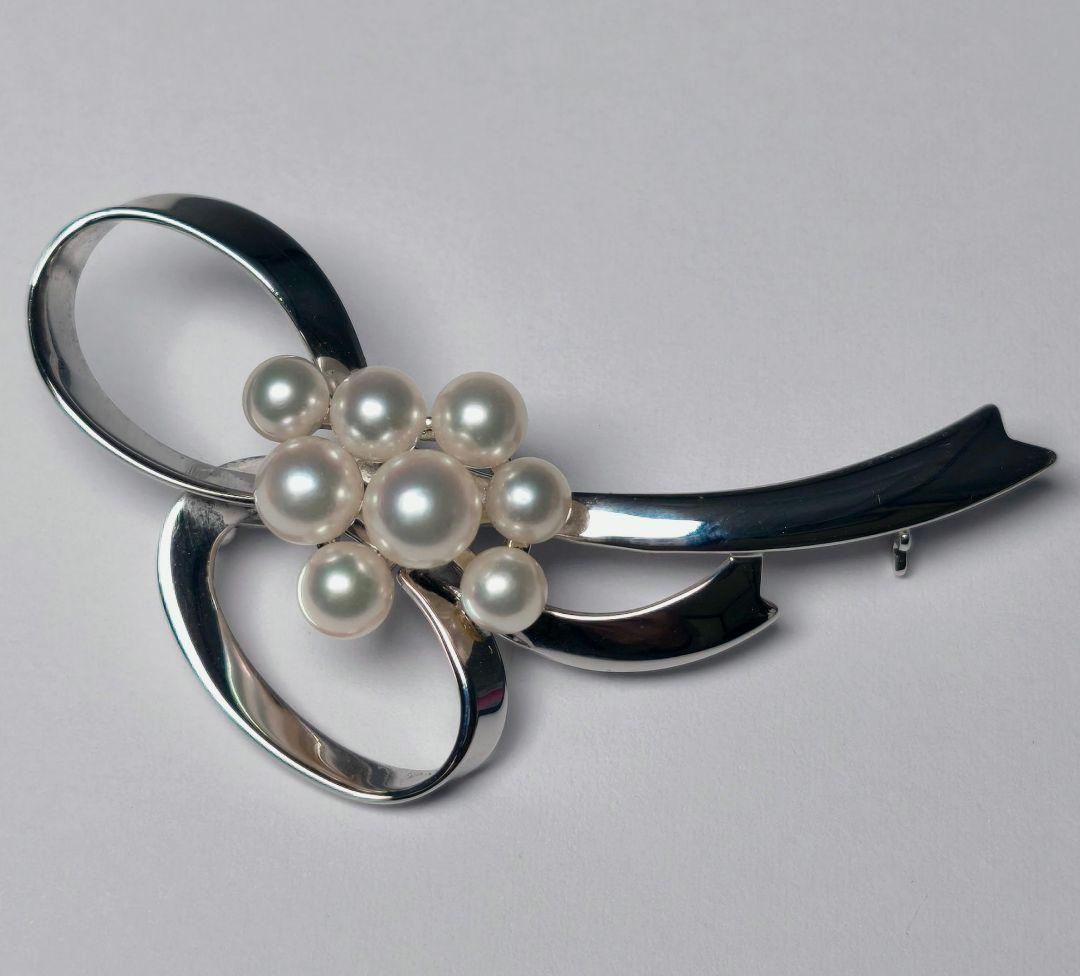 【極美品 最高級!!】ミキモト ブローチ パール フォーマル 正規品 皇室御用達