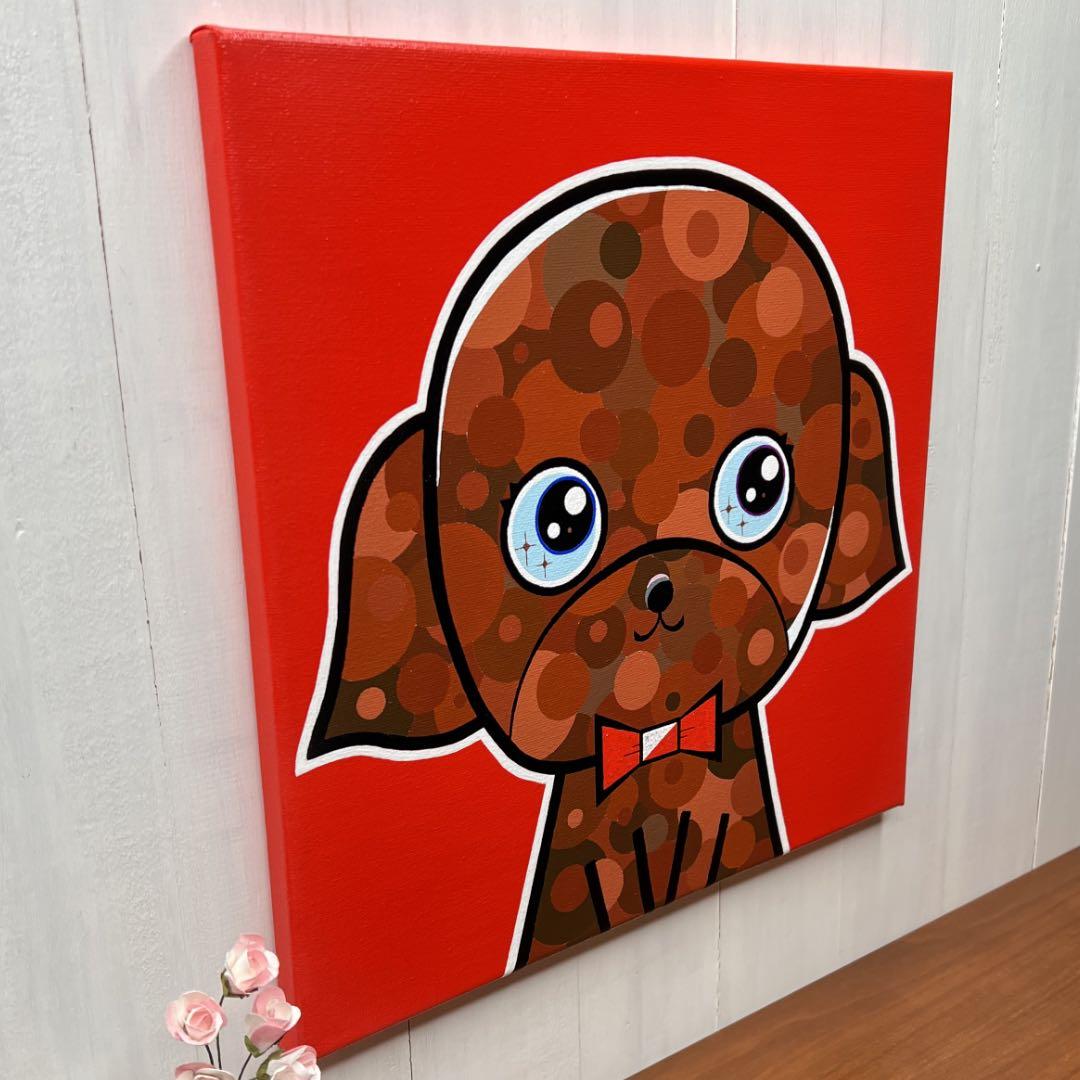 「bitter」｜絵画 原画 動物画 犬の絵 イラスト ドローイング