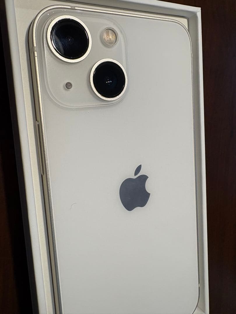 Apple iPhone 13mini 本体 バッテリー100% 箱、ケーブル付