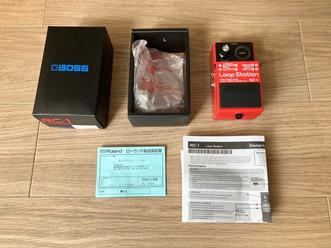 BOSS Loop Station RC-1 未使用