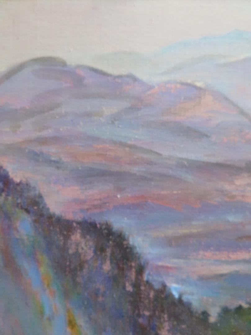 ◆金子太郎　「丹沢」　油彩　F8号　新制作協会会友　新作家賞　幻の画家　水上勉◆