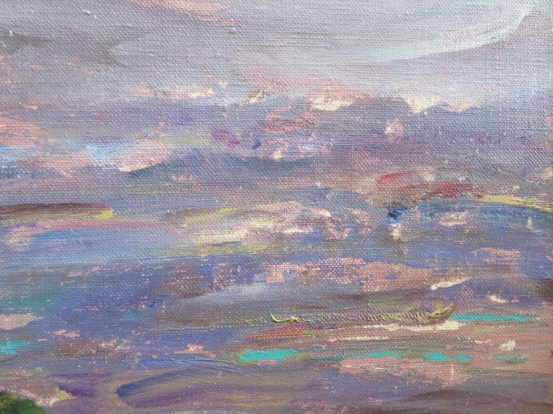 ◆金子太郎　「丹沢」　油彩　F8号　新制作協会会友　新作家賞　幻の画家　水上勉◆