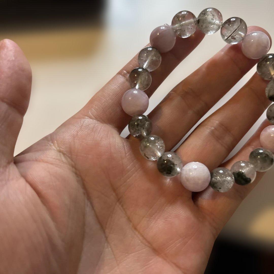 綺麗！ピンククンツァイトとガーデンクオーツ！ずーんとくる！