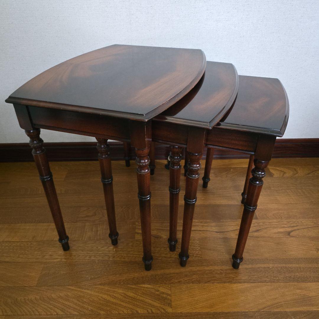 イギリス　ネストテーブル　英国家具
