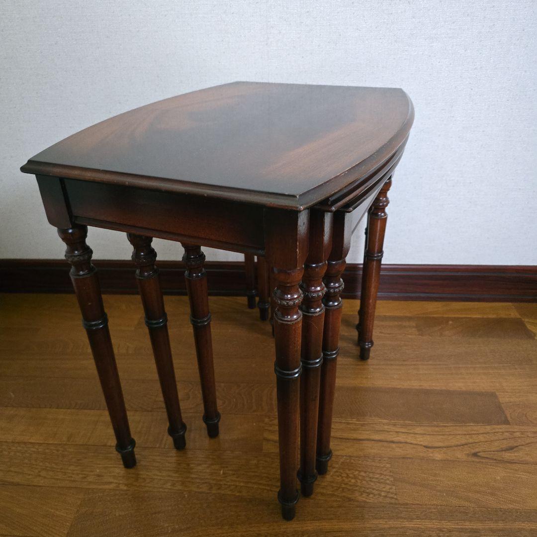 イギリス　ネストテーブル　英国家具