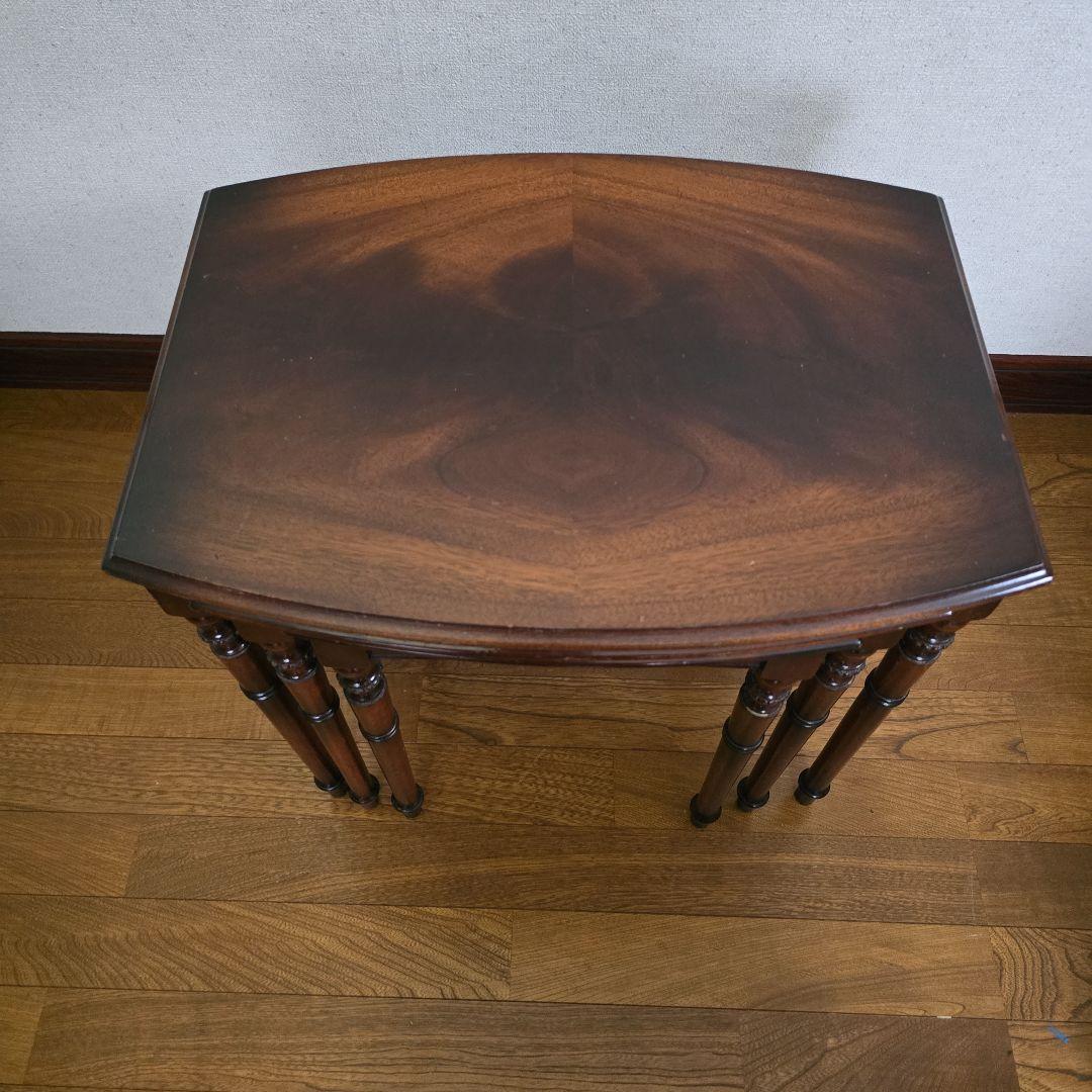 イギリス　ネストテーブル　英国家具