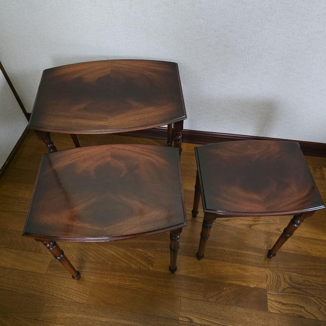 イギリス　ネストテーブル　英国家具