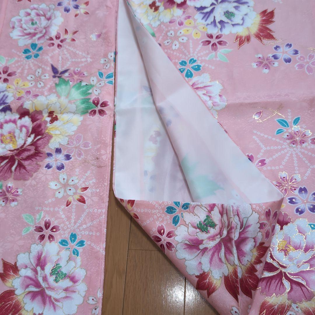 七五三 7歳 女の子 着物セット ピンク花柄