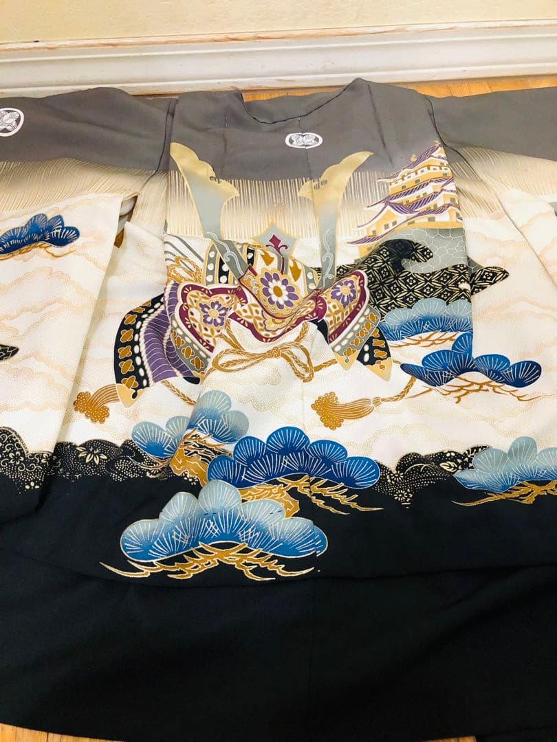 七五三五歳‼️完全️フルセット‼️一番人気兜凛々しい‼️お家からは揃えるなし