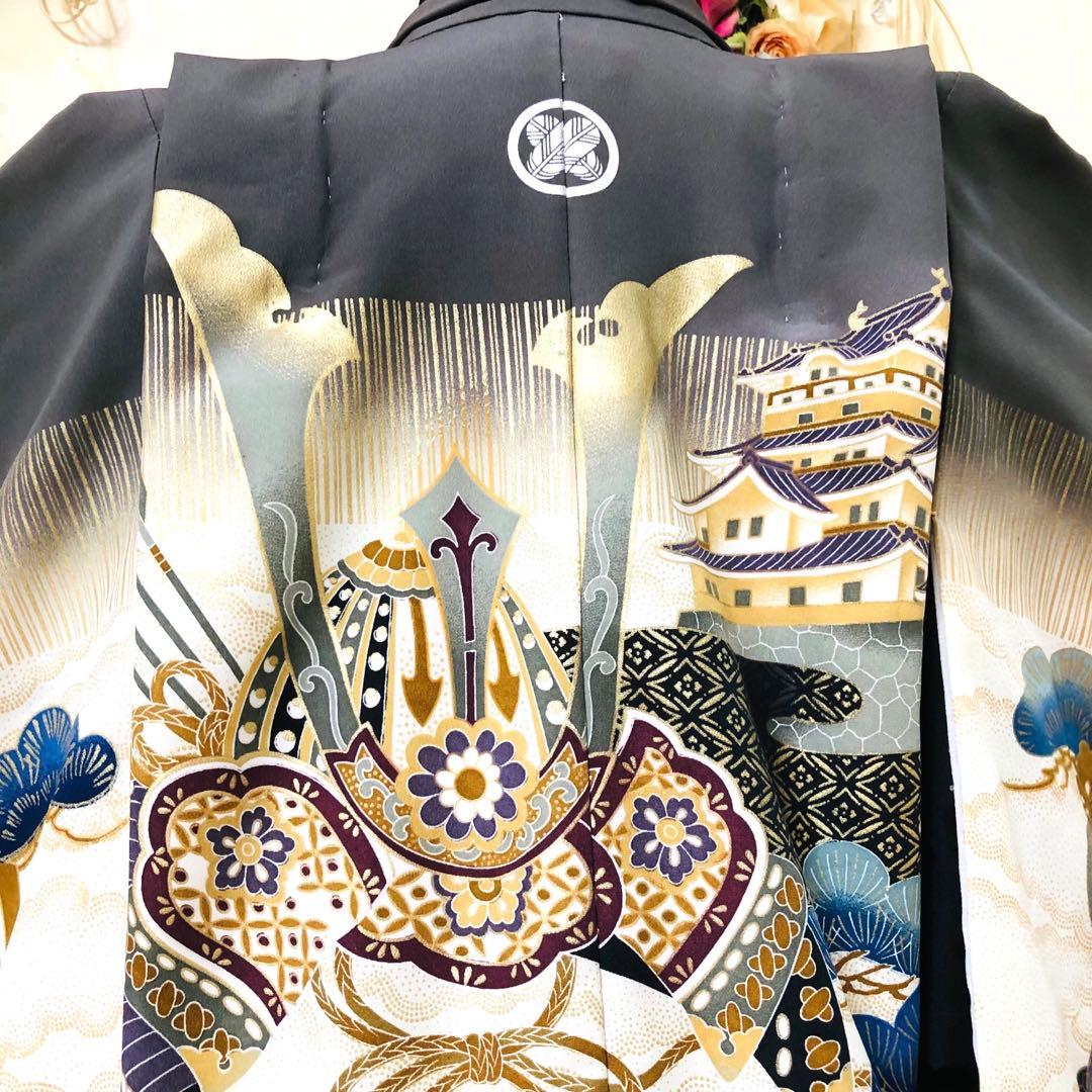 七五三五歳‼️完全️フルセット‼️一番人気兜凛々しい‼️お家からは揃えるなし