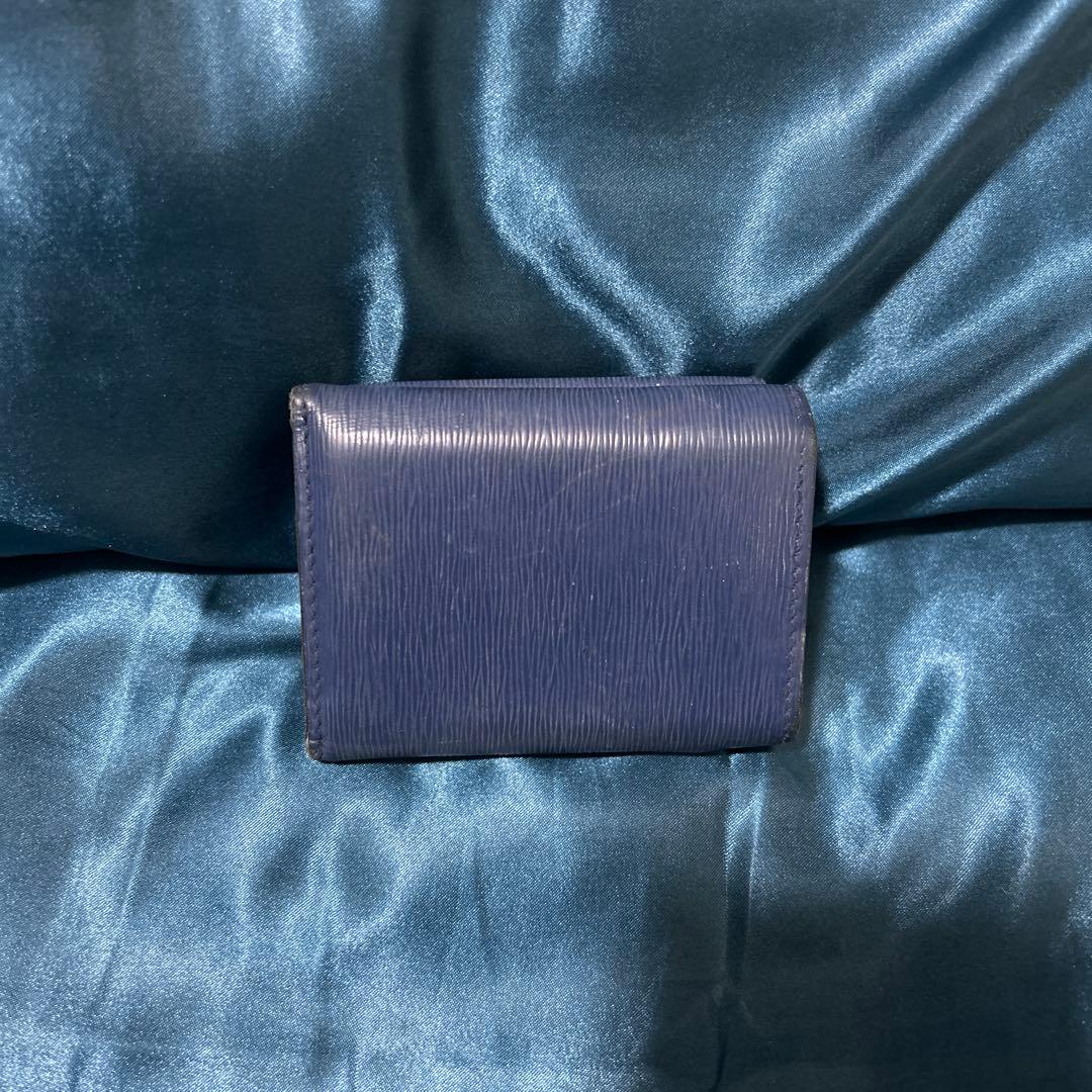 PRADA 三つ折り財布 レター型 ヴィッテロムーヴ ロゴ金具 ミニ 正規品