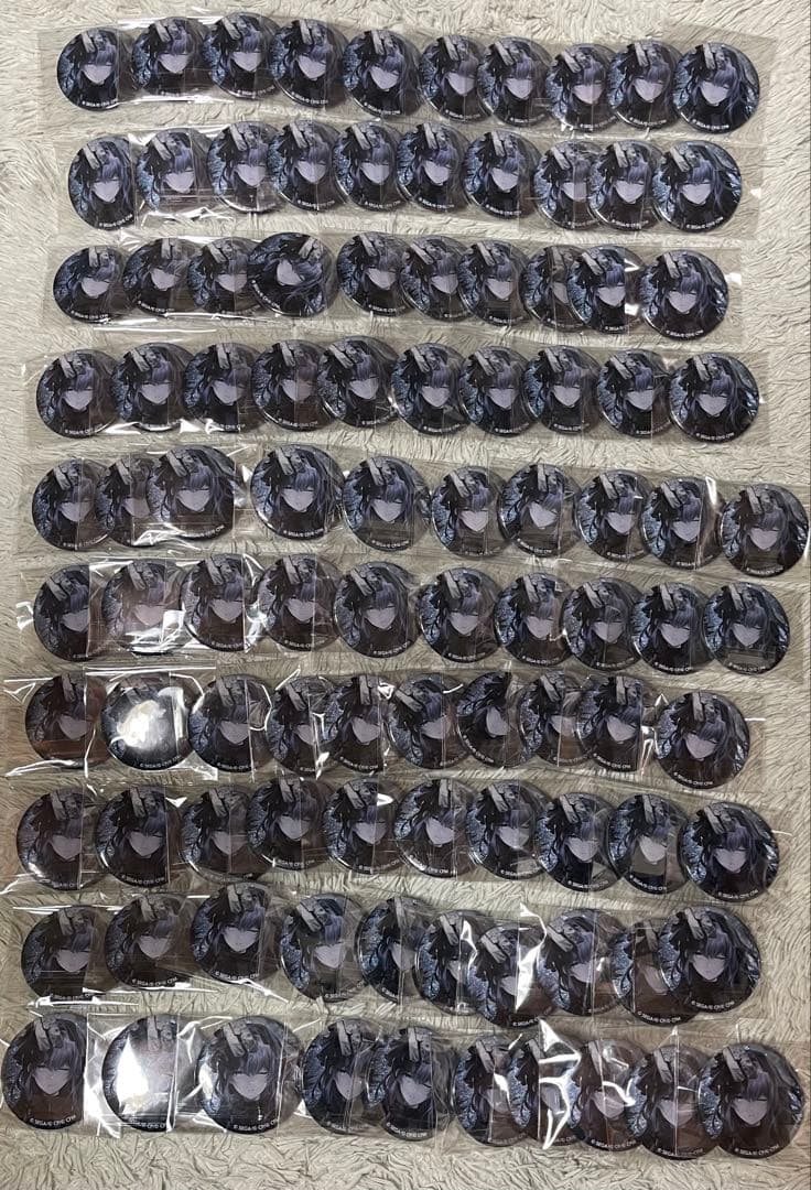 プロセカ 朝比奈まふゆ 5B グリッター缶バッジ　100個セット