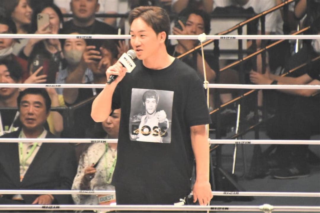 ヒューゴボスBOSS x Bruce Lee ブルースリー Tシャツ朝倉未来着用