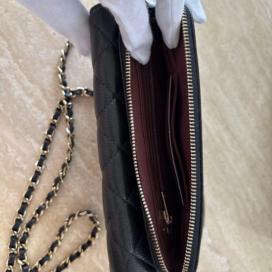 CHANEL ウォレット phoneholder レア！ ブラック 新品同様