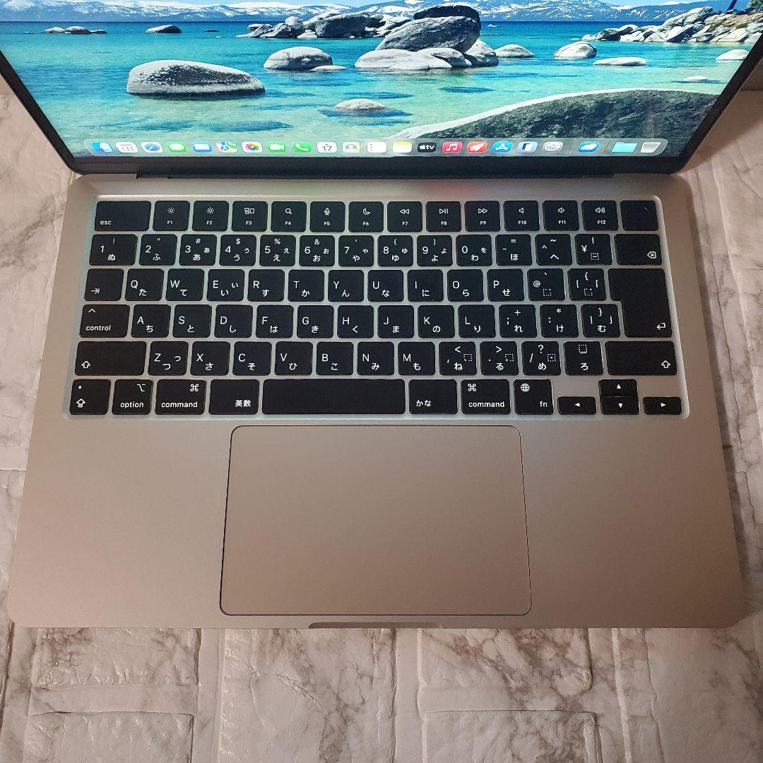 MacBook Air 13インチ 2022 M2チップ 8GB 512GB