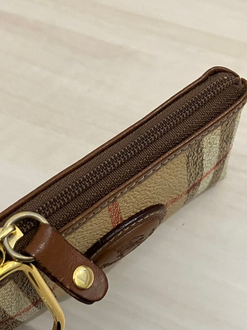 美品　Burberry's バーバリー　ノバチェック　キーリング付ケース