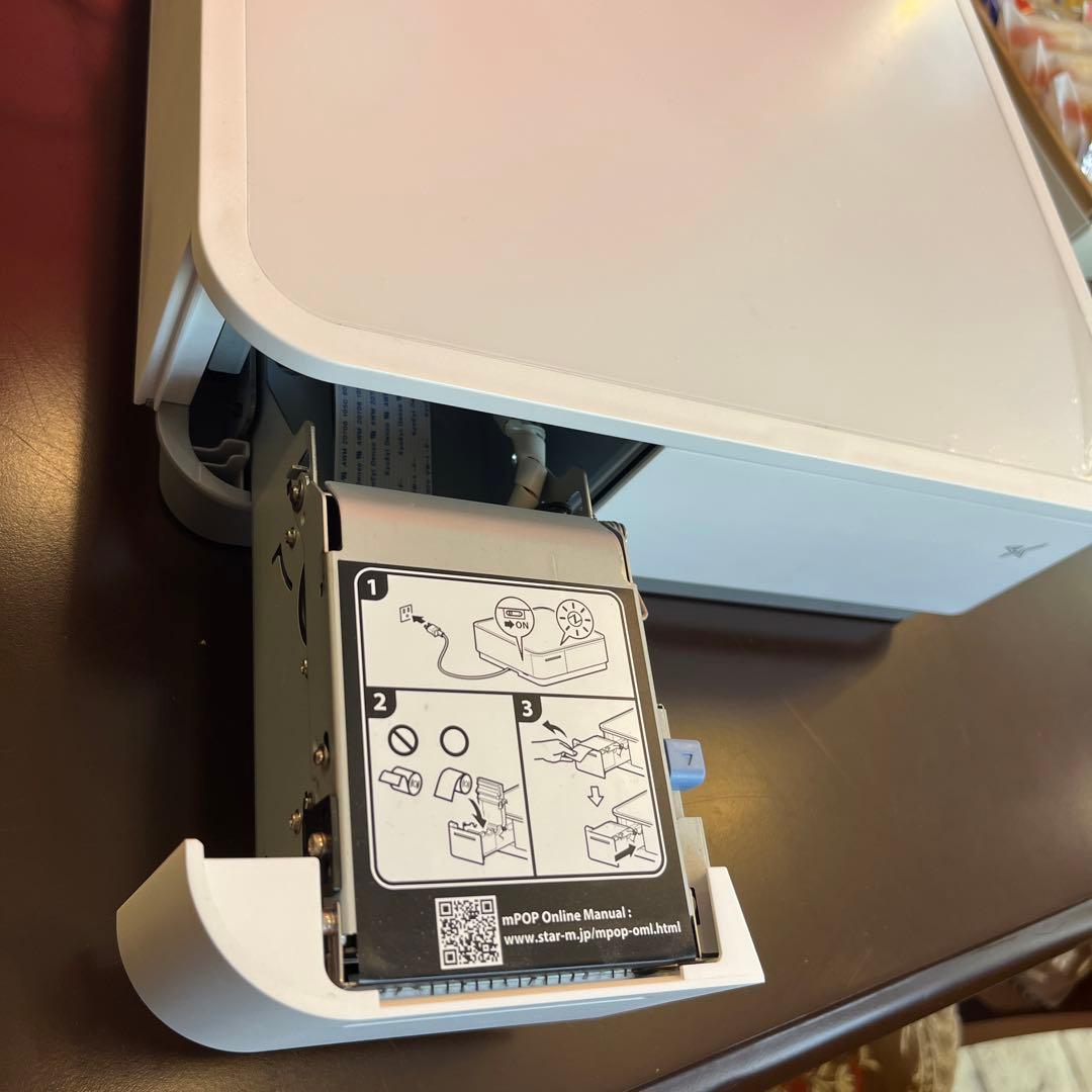 【あきあき】サーマルプリンター付きドロアー　⭐︎ロール紙30個付