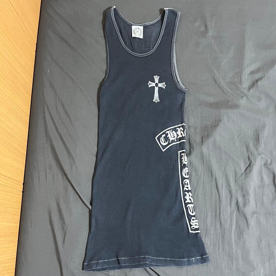 クロムハーツ Chrome Hearts タンクトップ ブラック オールド ロゴ