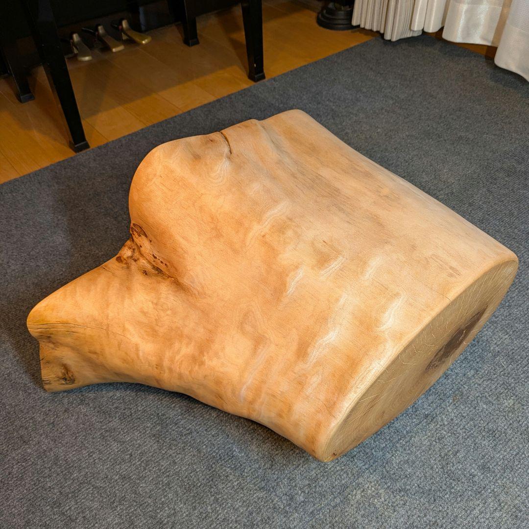 KOHQ　水目桜　天然木　切り株　椅子　スツール　高さ約34.5cm