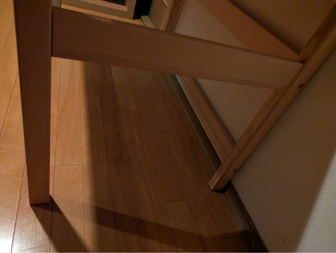 【送料込】無印良品 Muji パイン材 デスク 机 木製家具 学習机 収納