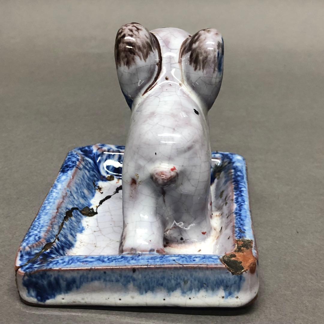 アンティーク　骨董　陶器の象