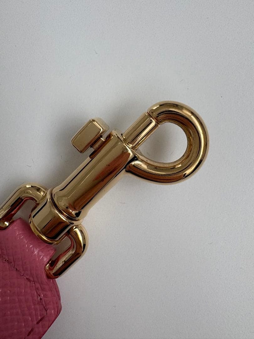 【未使用品】黄　DOLCE & GABBANA バック牛革ショルダーストラップ