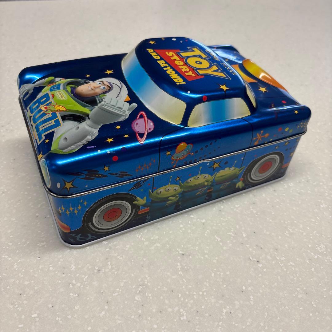 トイ・ストーリー2 フィギュアまとめ売り BUZZの車型缶ケース付き