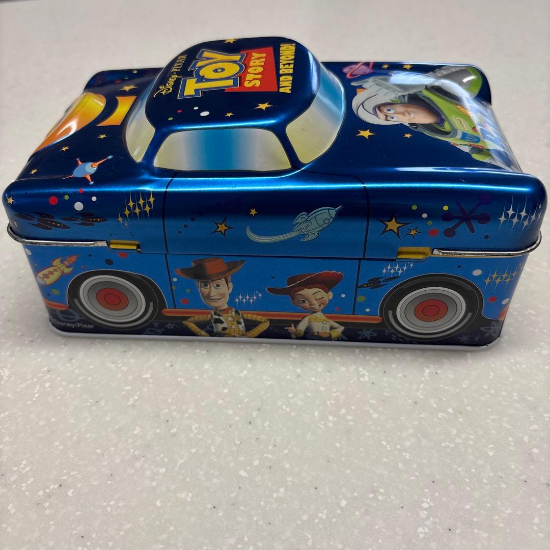 トイ・ストーリー2 フィギュアまとめ売り BUZZの車型缶ケース付き