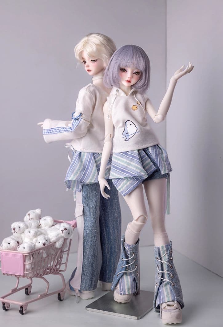 AX512 BJD 1/4 ドール本体 Amu 球体関節人形 ハンドメイド