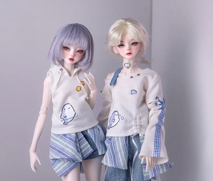 AX512 BJD 1/4 ドール本体 Amu 球体関節人形 ハンドメイド