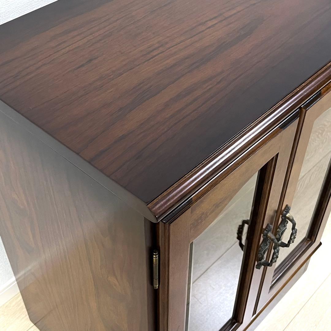 (そ64)カリモク karimoku コロニアル ガラスキャビネット