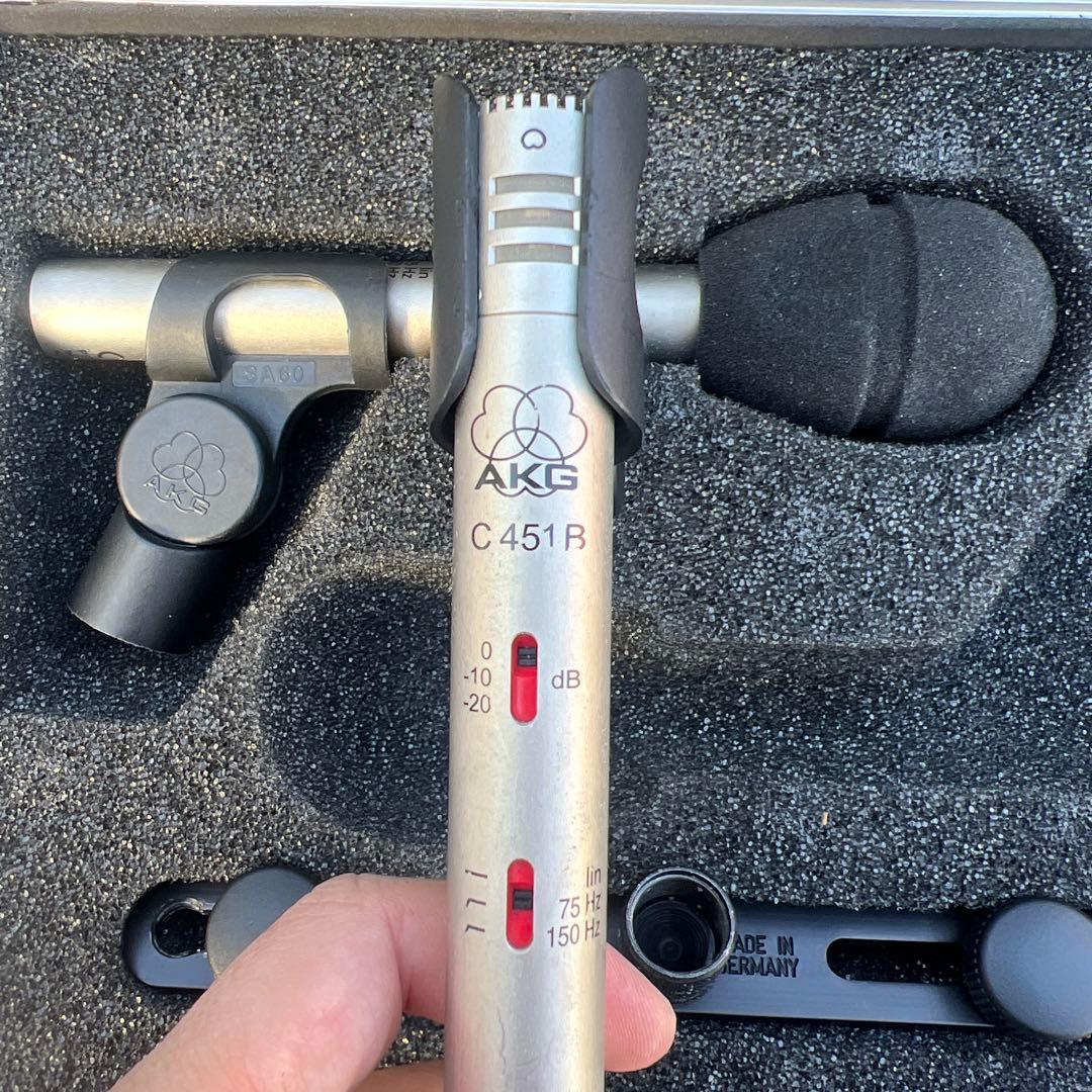 AKG C 451 B コンデンサーマイク 2本セット
