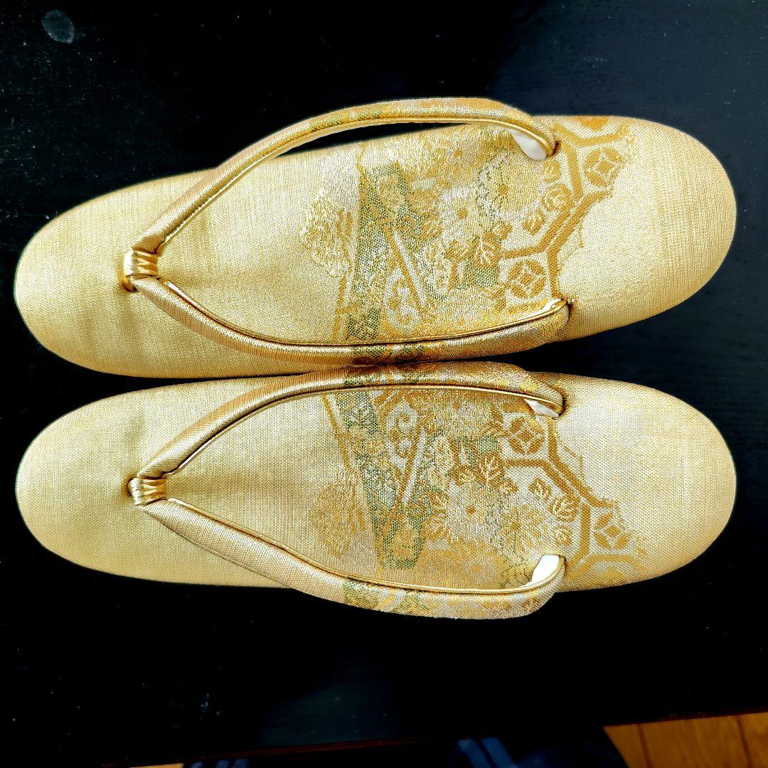 【極美品】未使用に近い　上質な 礼装 草履バッグセット