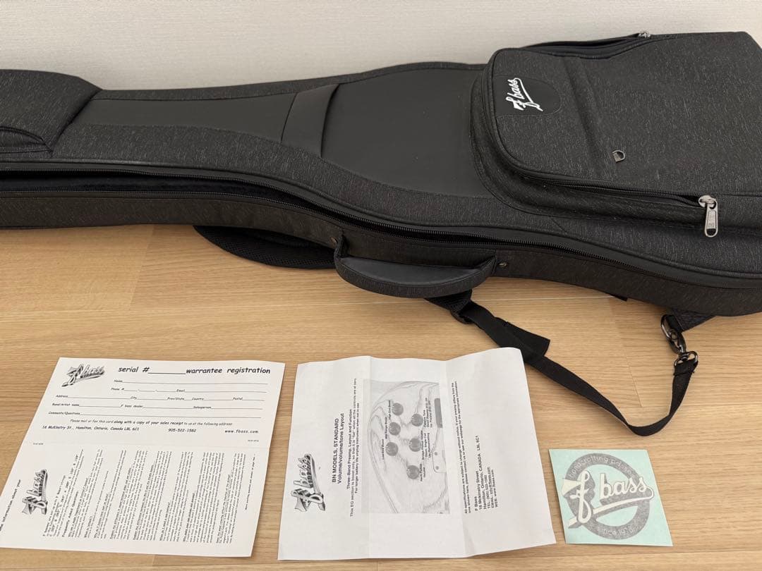 F-bass BN5 Brown Sunburst 18年製